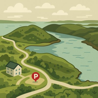 Stellplatz Illustration